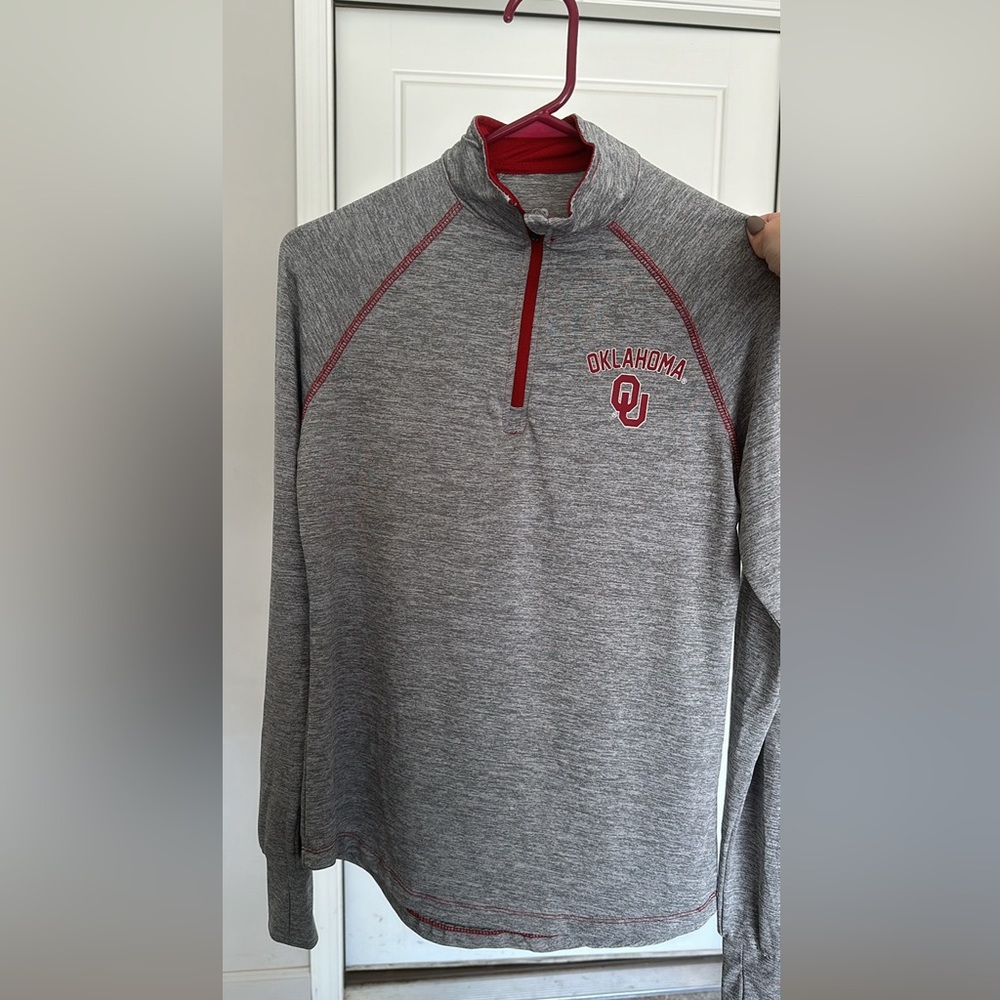 Women’s OU 1/4 zip pullover